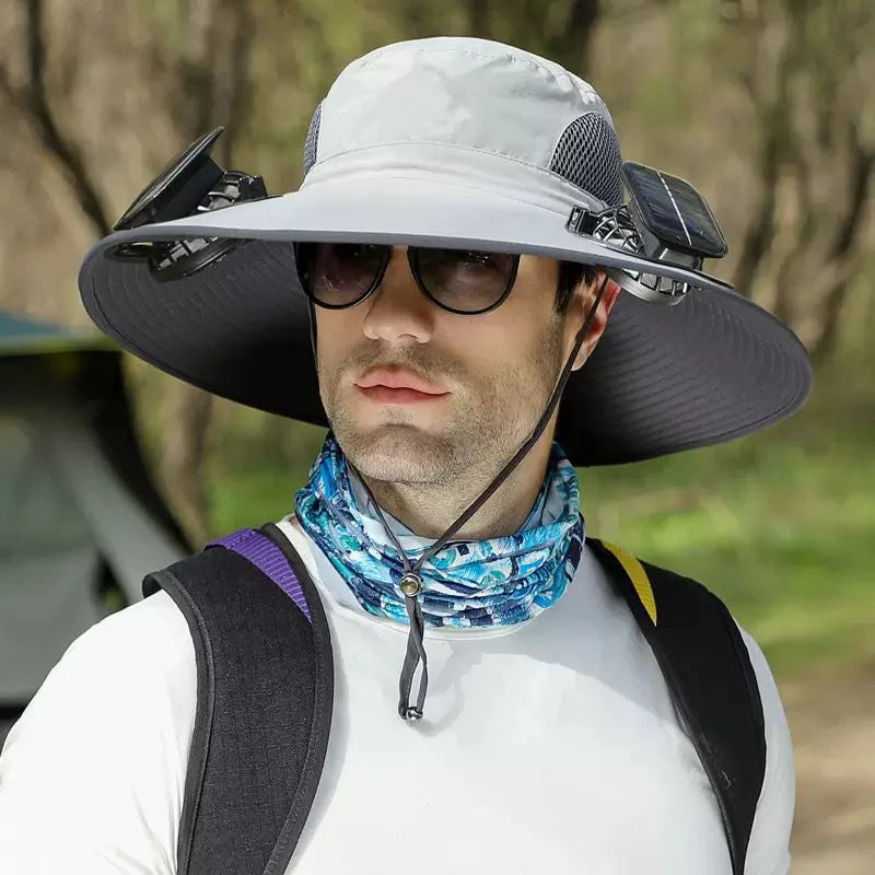 Solar Cooling Hat