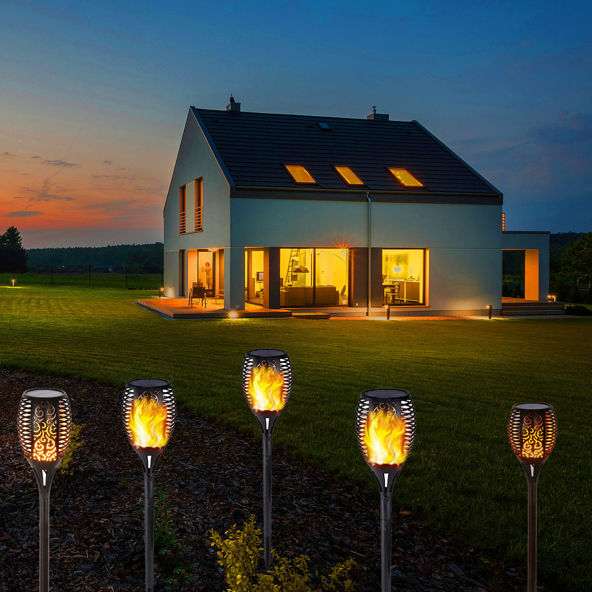 Waterproof Outdoor Dancing Flames Lights